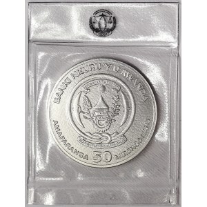Rwanda, 50 Francs 2014