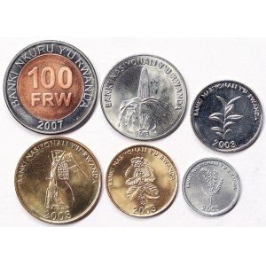 Rwanda, Lot 6 pcs.