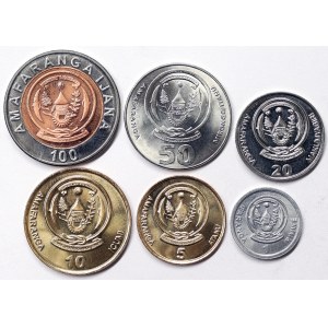 Rwanda, Lot 6 pcs.