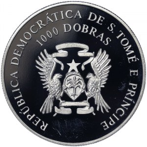St. Thomas und Prinz, 1000 Dobras 1993