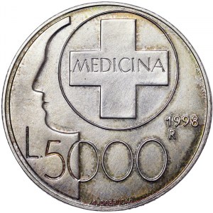 San Marino, 5.000 Lire 1998