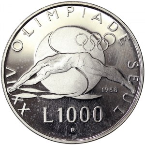San Marino, 1.000 Lire 1988