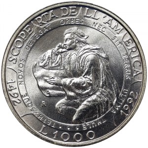 San Marino, 1.000 Lire 1992