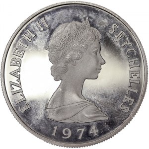 Seychelles, 10 roupies 1974