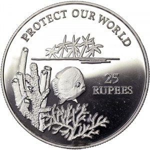 Seychelles, 25 Rupees 1993