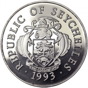 Seychelles, 25 Rupees 1993