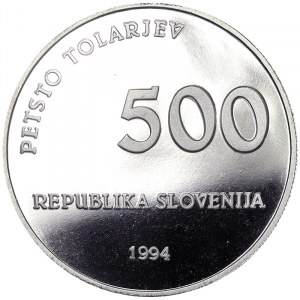Slovenia, 500 Tolarjev 1994
