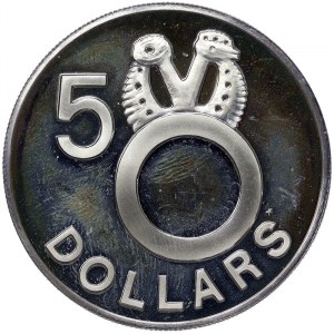 Solomon Islands, 5 Dollars 1977