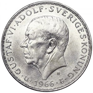 Sweden, 5 Kronor 1966