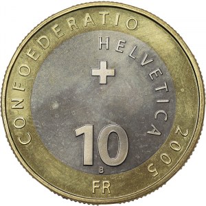 Svizzera, 10 franchi 2005