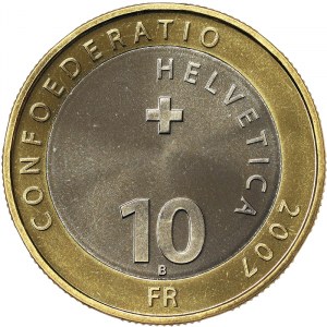Switzerland, 10 Francs 2007