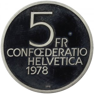 Switzerland, 5 Francs 1978