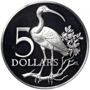 Trinidad and Tobago, 5 Dollars 1973