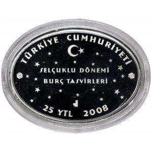 Turkey, 25 Lira 2008