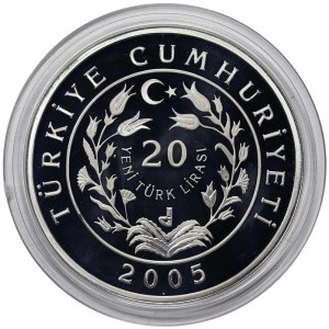 Turkey, 20 Lira 2005