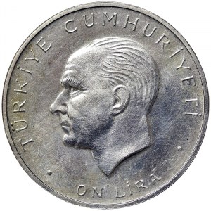 Turkey, 10 Lira 1960