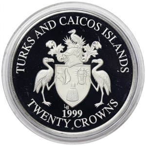 Turks & Caicos Islands, 20 Crowns 1999