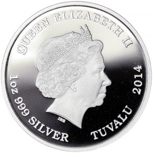 Tuvalu, 1 dolar 2014 r.
