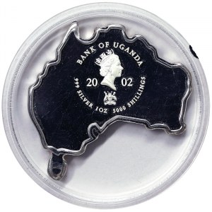 Uganda, 5000 Shillings 2002