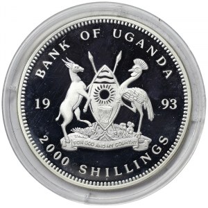Uganda, 2000 Shillings 1993