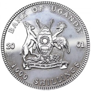 Uganda, 1000 Shillings 2001