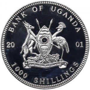 Uganda, 1000 Shillings 2001