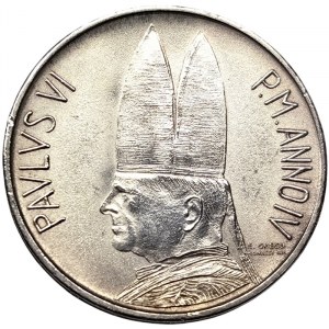 Vatikán, Paolo VI, 500 Lire 1966