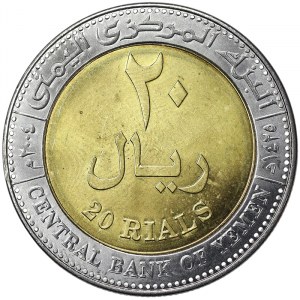 Yemen, Republic, 20 Riyals 2004