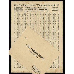 Otto Helbing Nachf., Auktions-Katalog - I. Bedeutende Sammlung von Orden u. Ehrezeichen des In= und Auslandes darunter a...