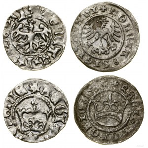 Polska, zestaw: 2 x półgrosz, bez daty i 1510, Kraków