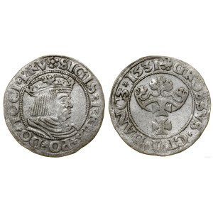 Poland, grosz, 1531, Gdańsk