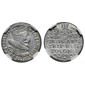 Polen, trojak, 1594, Malbork