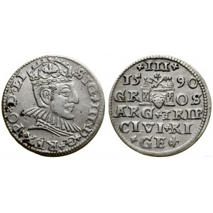 Polen, Trojak, 1590, Riga