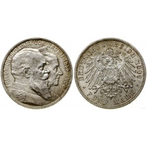 Niemcy, 5 marek, 1906, Karlsruhe