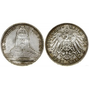 Niemcy, 3 marki, 1913 E, Muldenhütten