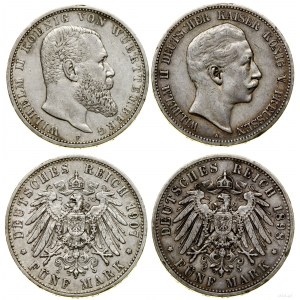 Niemcy, lot 2 x 5 marek