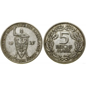 Germany, 5 marks, 1925 A, Berlin