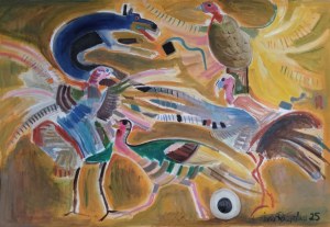 Iana RACZYÑSKA (b. 1986), Fun with Friends, 2025