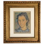 Stanisław Wyspiański (1869 Kraków - 1907 tamże), Portret dziewczyny, 1898 r.