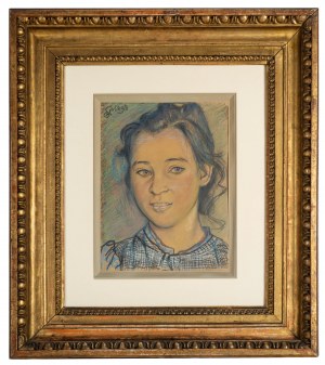 Stanisław Wyspiański (1869 Kraków - 1907 tamże), Portret dziewczyny, 1898 r.