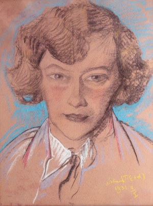 Stanisław Ignacy Witkiewicz Witkacy (1885 Warszawa - 1939 Jeziory na Polesiu), Portret Anny M., 1931 r.