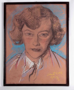 Stanisław Ignacy Witkiewicz Witkacy (1885 Warszawa - 1939 Jeziory na Polesiu), Portret Anny M., 1931 r.