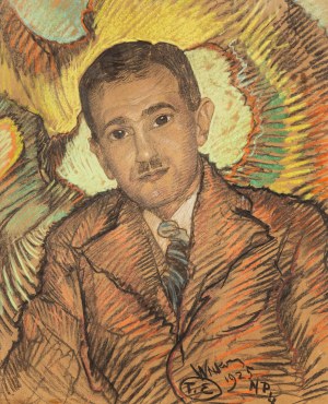 Stanisław Ignacy Witkiewicz Witkacy (1885 Warszawa - 1939 Jeziory na Polesiu), Portret przyjaciela - Bogdana Donigiewicza, 1925 r.