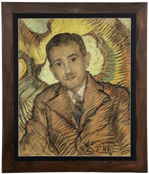 Stanisław Ignacy Witkiewicz Witkacy (1885 Warszawa - 1939 Jeziory na Polesiu), Portret przyjaciela - Bogdana Donigiewicza, 1925 r.