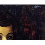 Mojżesz Kisling (1891 Kraków - 1953 Sanary-sur-Mer), Półakt, 1951 r.