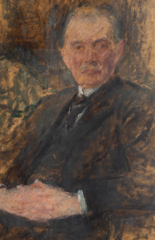 Olga Boznańska (1865 Kraków - 1940 Paryż), Portret Angela Sommarugi, ok. 1930 r.
