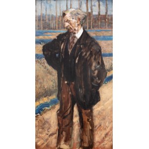 Jacek Malczewski (1854 Radom - 1929 Krakov), Portrét Stanisława Bryniarského, 1903.