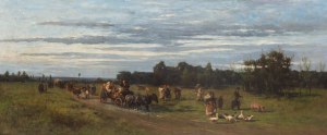 Władysław Szerner (1836 Warszawa - 1915 Unterhaching), Na drodze, 1874 r.