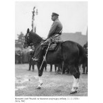 Jerzy Kossak (1886 Kraków - 1955 tamże), Marszałek Józef Piłsudski na Kasztance, 1929 r.