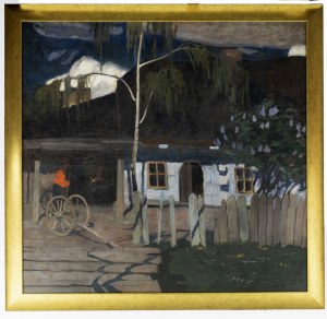 Henryk Szczygliński (1881 Łodź - 1944 Warsaw), Landscape from Brownowice
